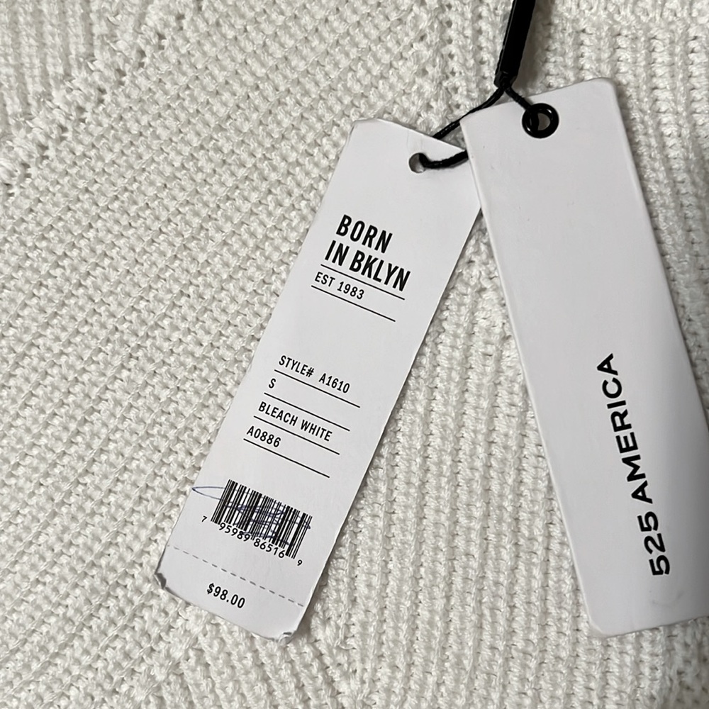 525 America White Sweater - Picture 3 of 8